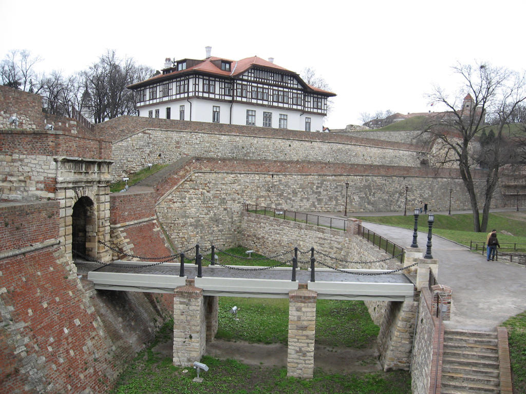 Belgrade Kalemegdan one of the few bridges